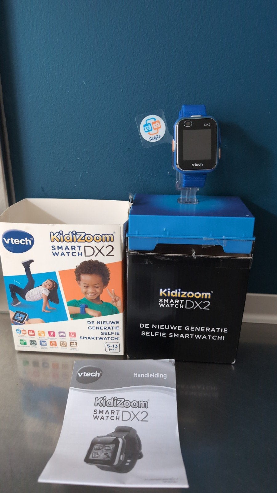 Vtech KidiZoom Smart Watch DX2 Blauw - Zo goed als nieuw, Ophalen of Verzenden, Zo goed als nieuw, Blauw, Jongen of Meisje