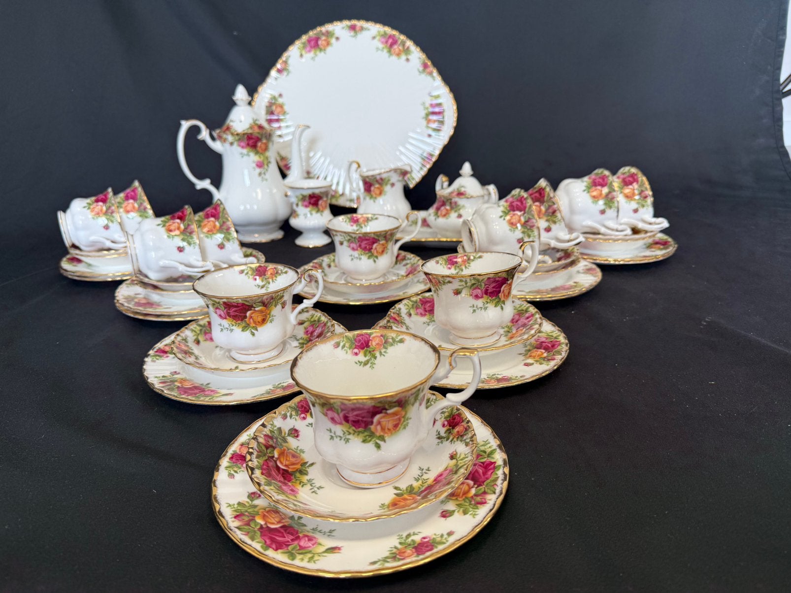 Royal Albert koffie servies voor 12 personen, Ophalen of Verzenden