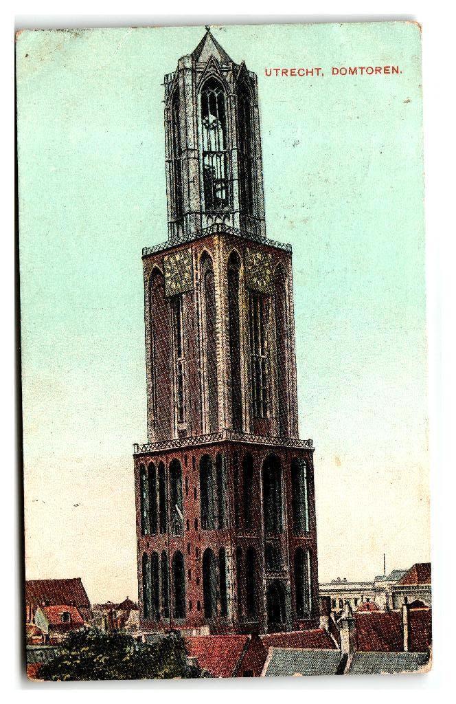 Utrecht, Domtoren, Verzenden, Voor 1920, Gelopen, Utrecht