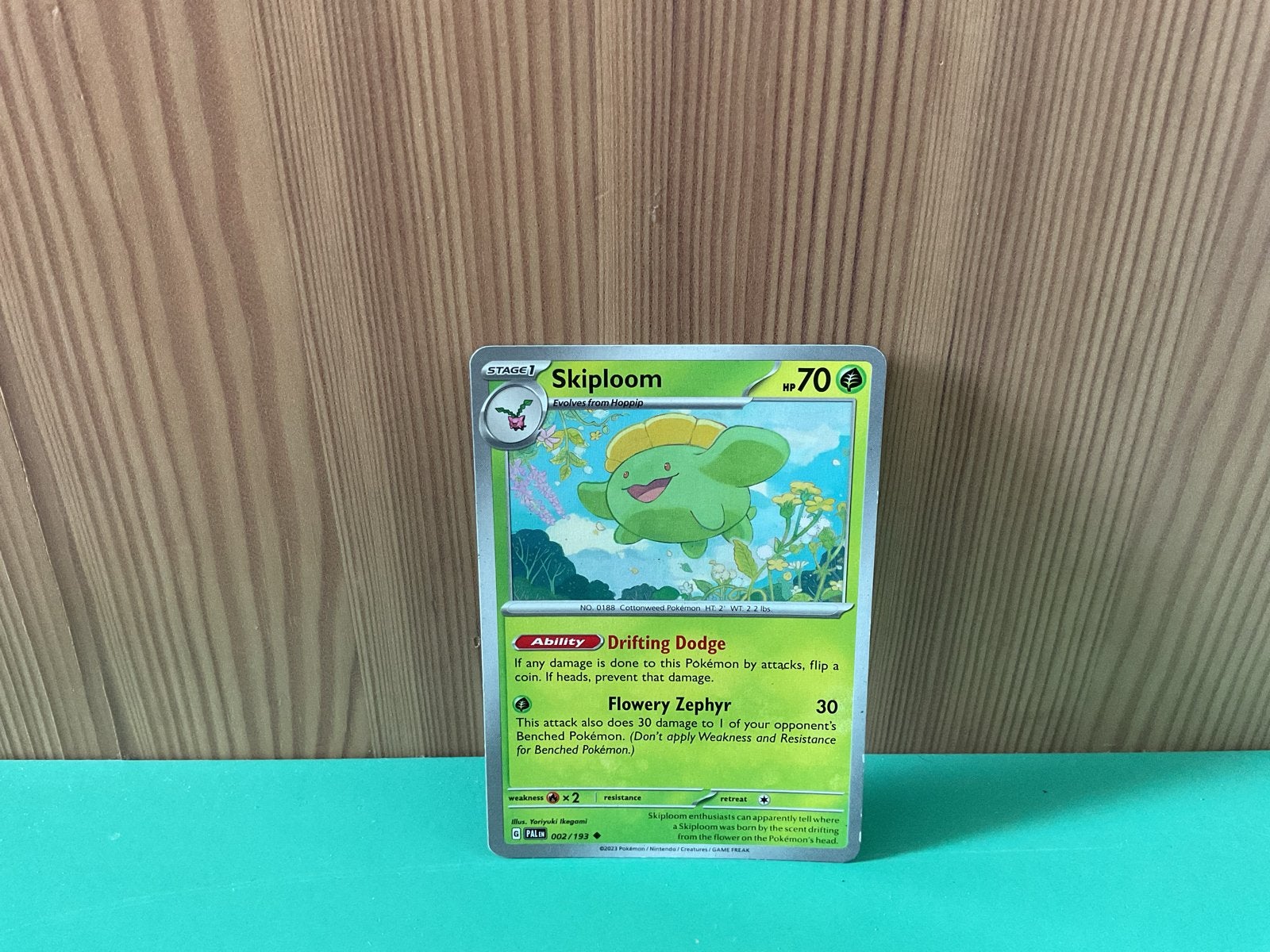 Pokémon Kaart Skiploom 70 HP - Stage 1, Ophalen, Gebruikt, Losse kaart