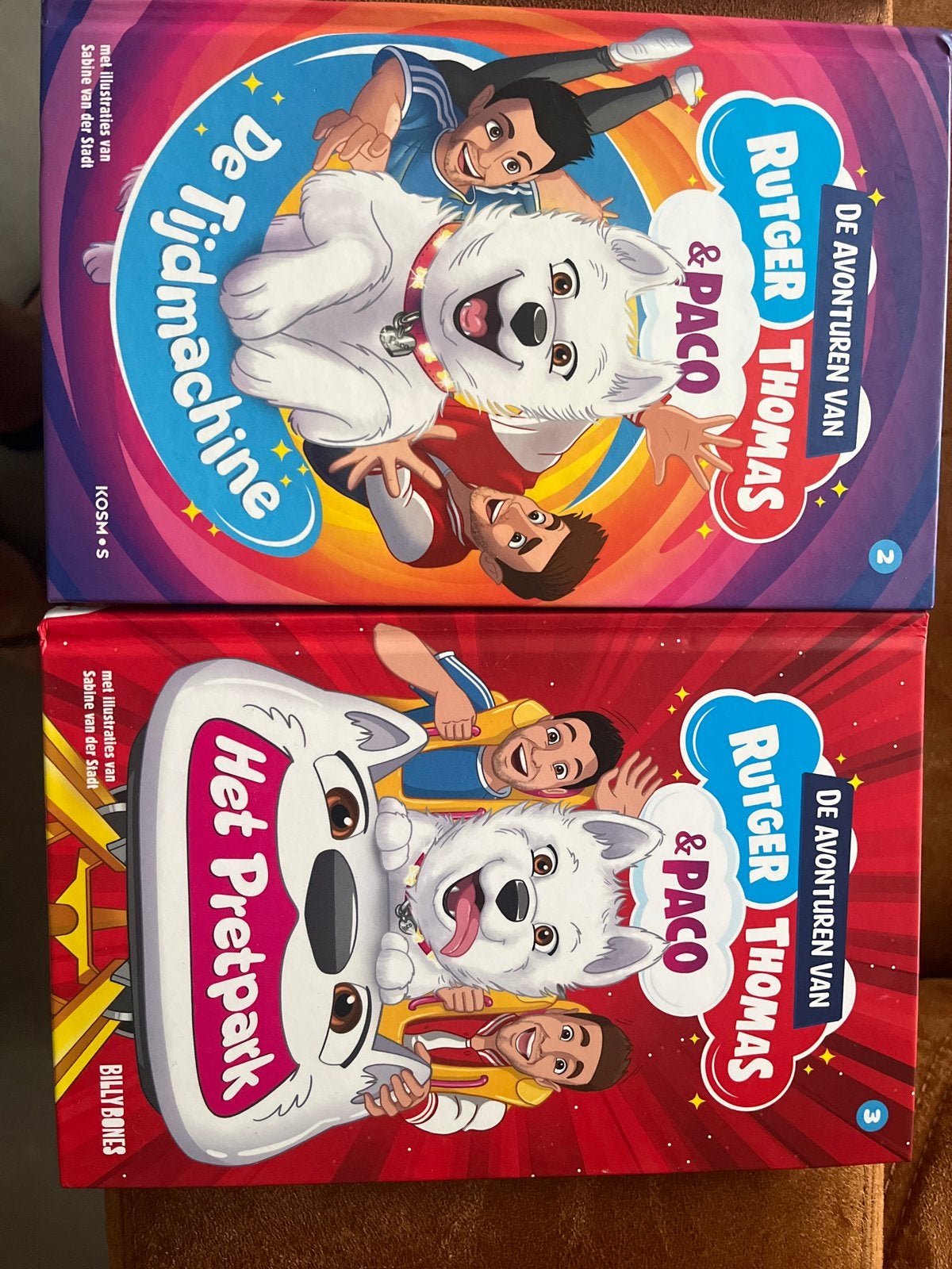 Rutger & Thomas & Paco: De Tijdmachine & Het Pretpark, Boeken, Ophalen of Verzenden, Zo goed als nieuw, Fictie