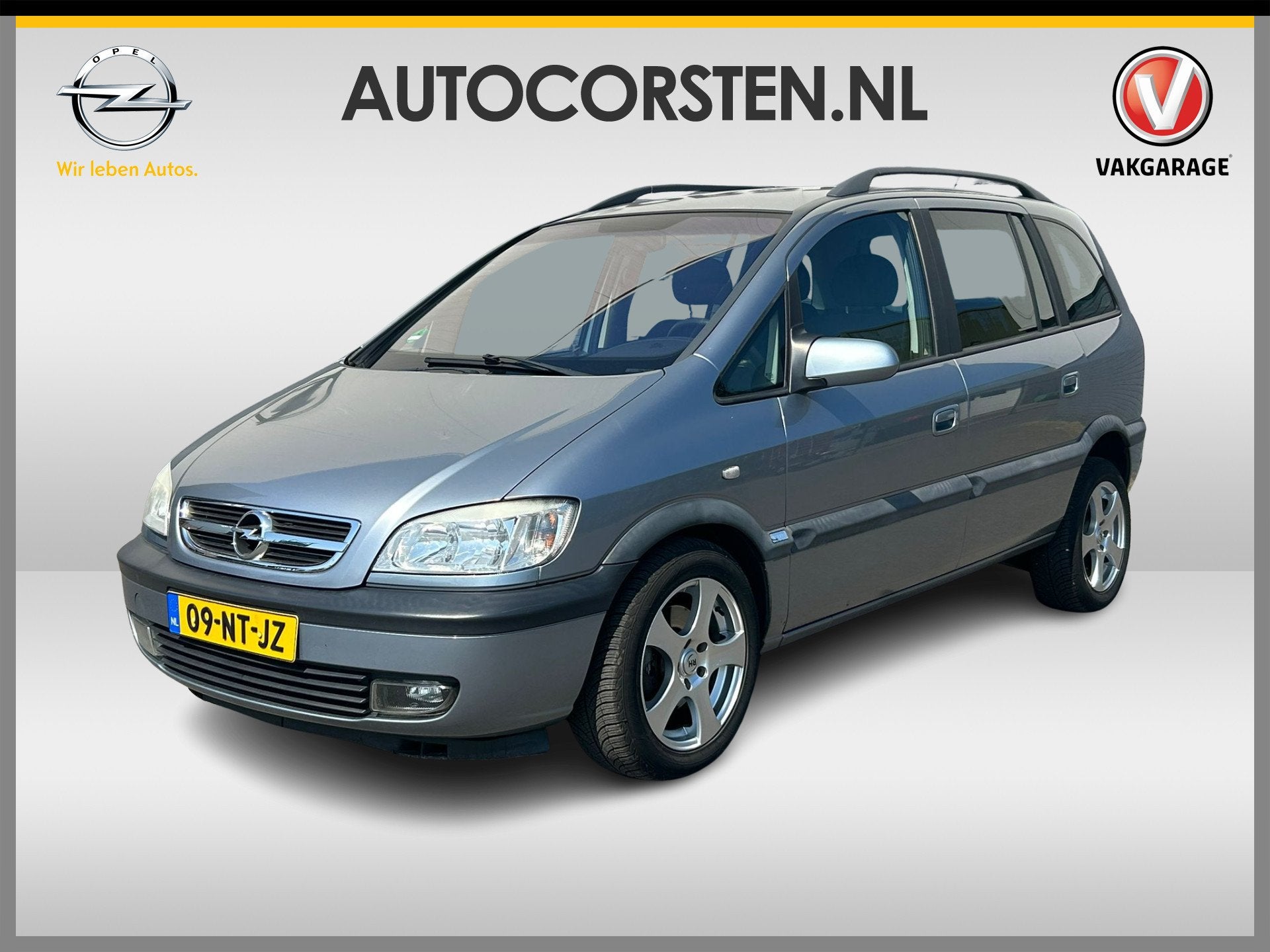 Opel Zafira 1.8I-16V Automaat ROLSTOELVERVOER Elektr.Achterk, Auto's, Stof, 7 stoelen, Zafira, 600 kg