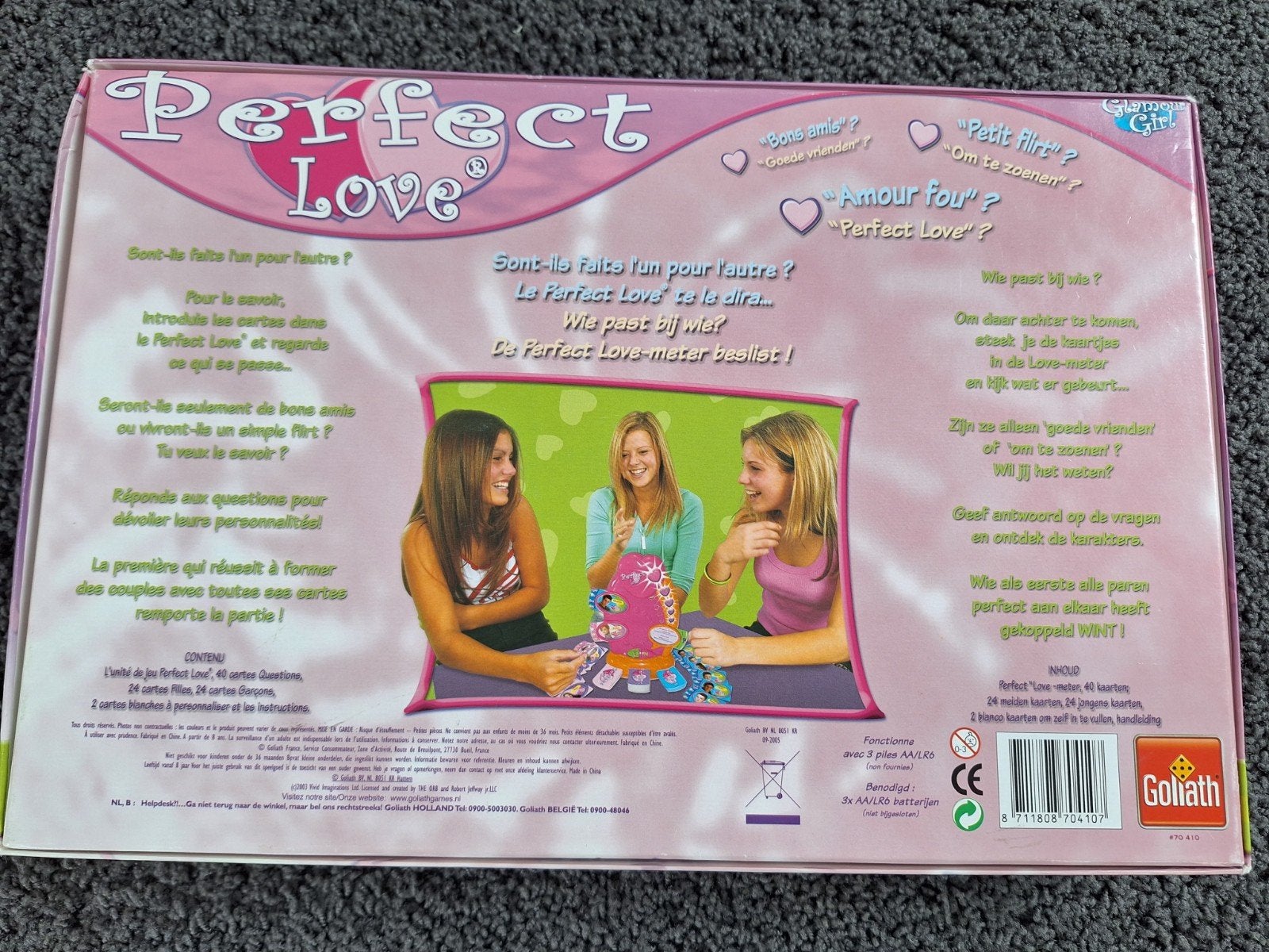 Glamour Girl Perfect Love -  Gezelschapsspel 8+, Ophalen of Verzenden, Zo goed als nieuw, Goliath