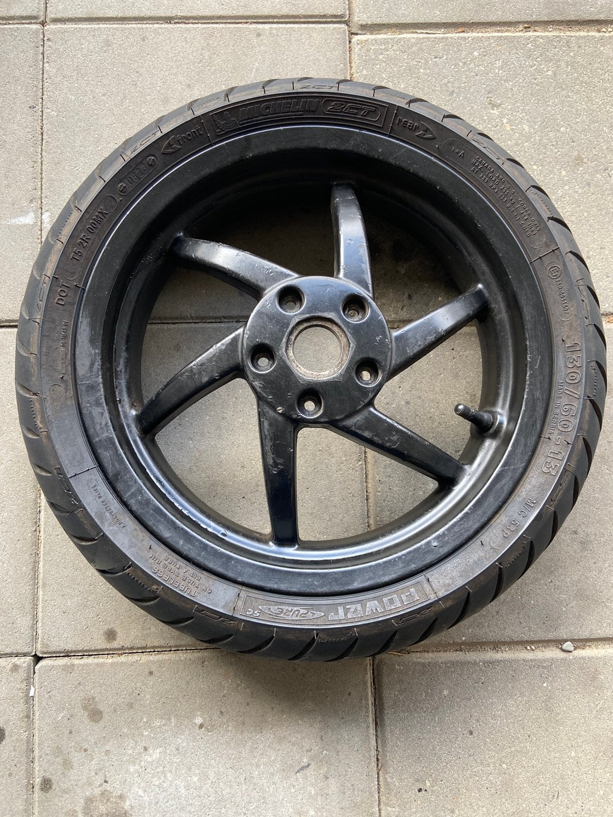 Aprilia SR Velg Met Band, Ophalen of Verzenden, Gebruikt, Overige typen, Aprilia