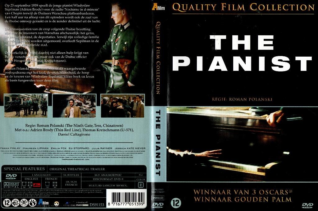 The Pianist, Vanaf 12 jaar, Ophalen of Verzenden, Zo goed als nieuw
