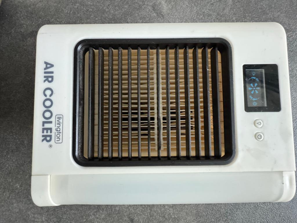 Livington Air Cooler - Compacte Mobiele Airco, Minder dan 60 m³, 3 snelheden of meer, Ophalen of Verzenden, Zo goed als nieuw