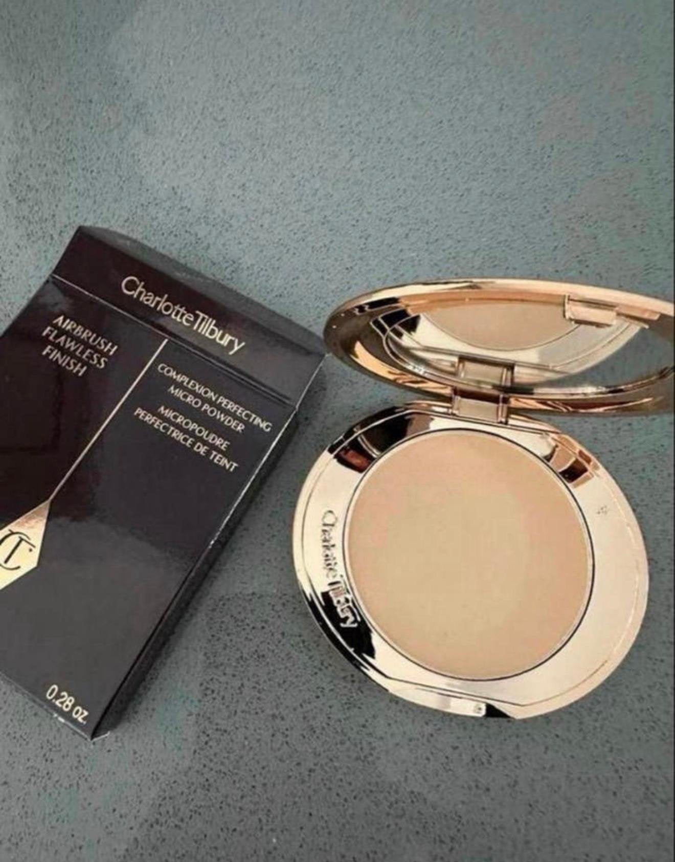 Charlotte Tilbury Airbrush Flawless Finish Powder (nieuw), Gehele gezicht, Beige, Nieuw, Ophalen of Verzenden