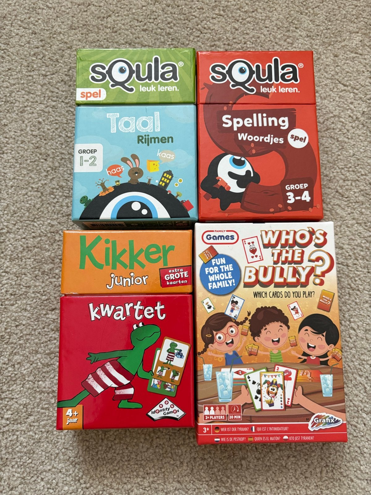 Diverse spellen oa Squala en reisspellen - Zo goed als nieu, Een of twee spelers, Ophalen, Zo goed als nieuw, Reisspel