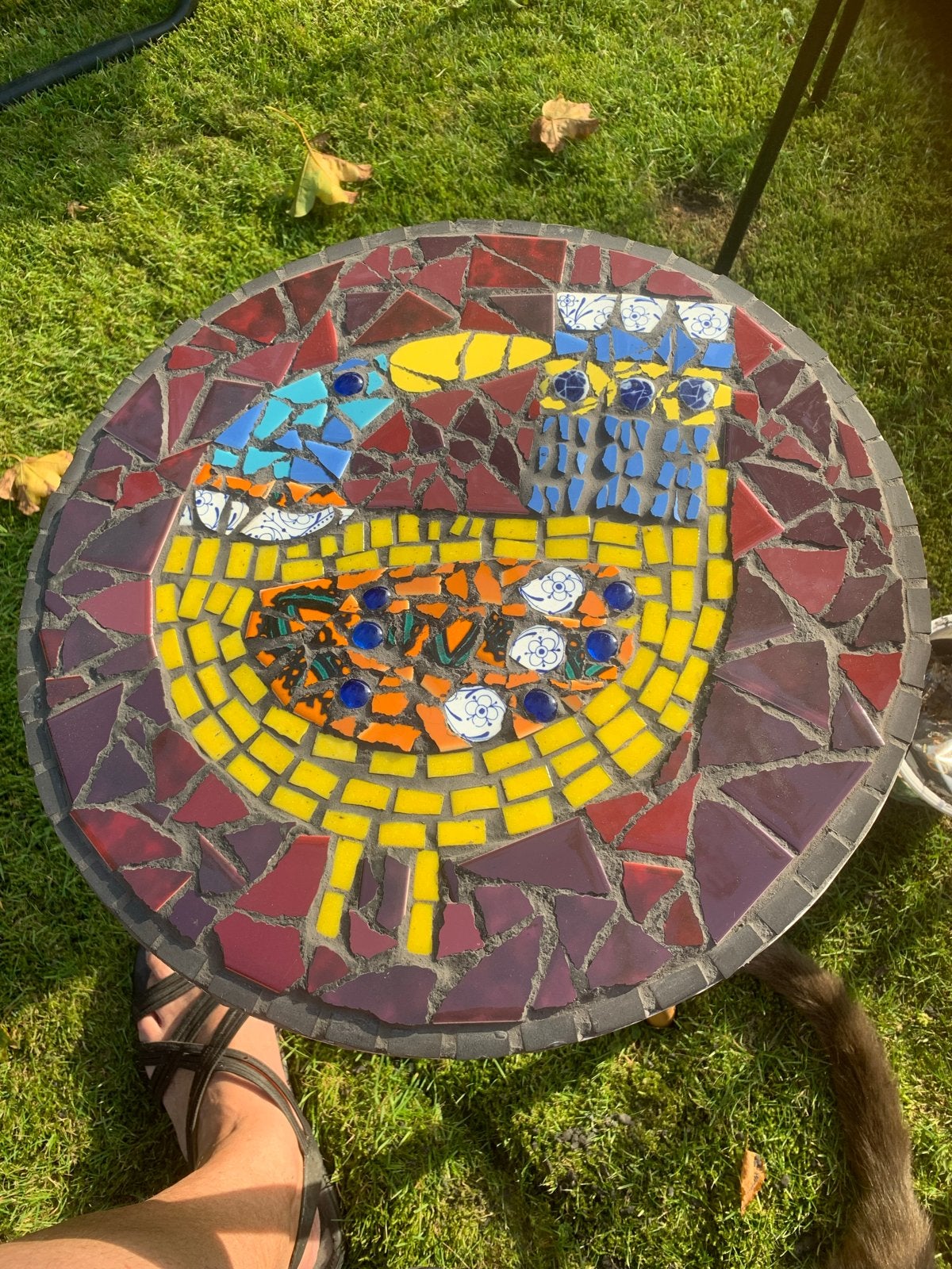 Mozaïek tafel, Ophalen, Zo goed als nieuw