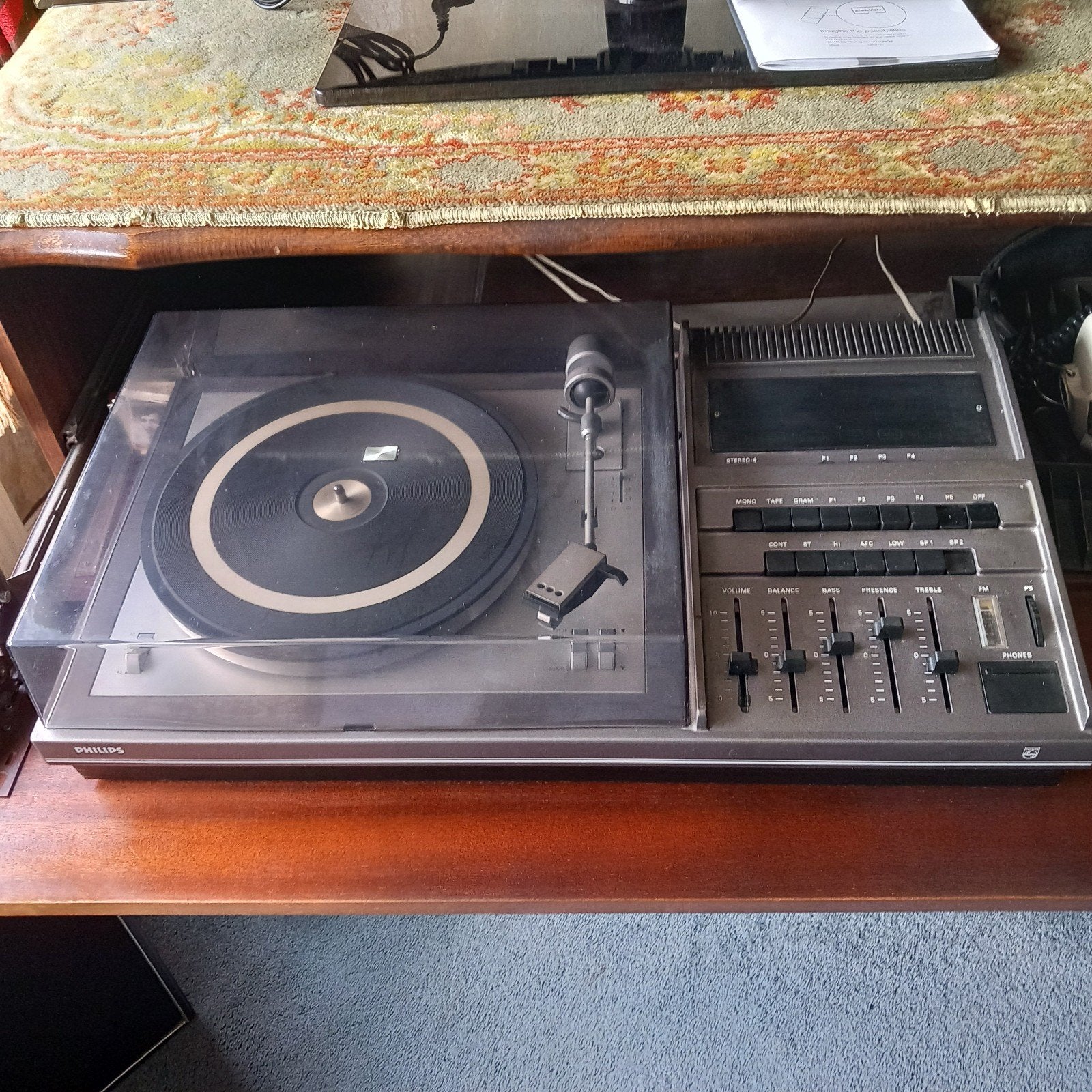 Philips radio-platenspeler RH 837 I.g.s, Audio, Tv en Foto, Stereo-sets, Ophalen, Gebruikt, Philips