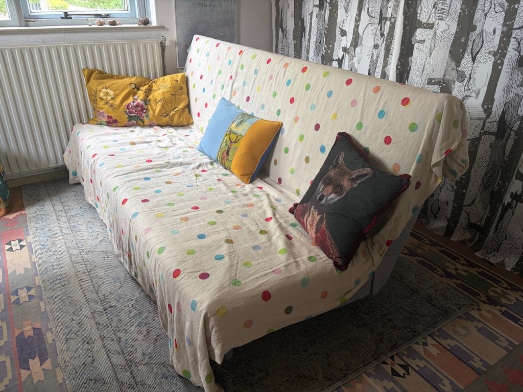 IKEA Slaapbank - gratis ophalen, Ophalen, Gebruikt, Tweepersoons, 140 cm