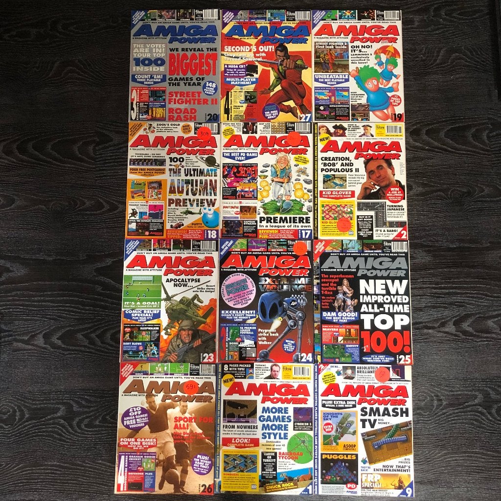 Partij Vintage Commodore  Amiga Power Magazines, Computers en Software, Vintage Computers, Ophalen of Verzenden, Commodore Amiga