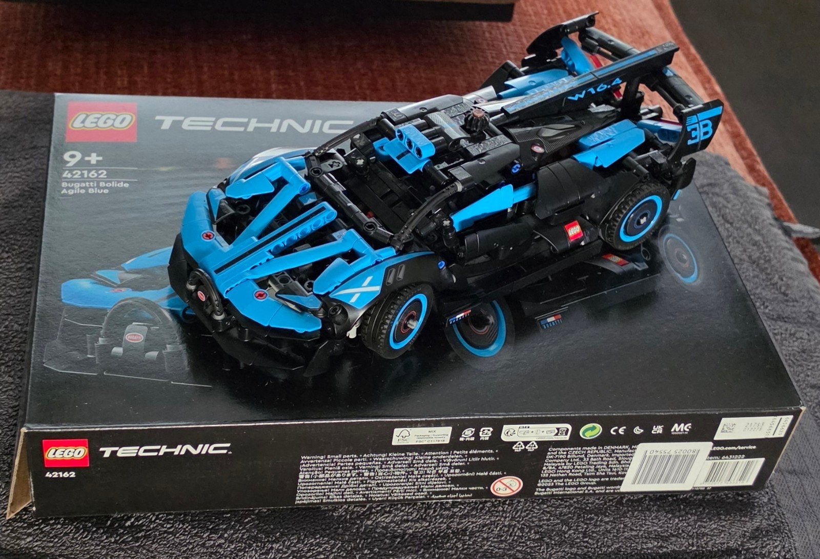 Lego Technic 42162 Bugatti Bolide Agile Blue, Ophalen, Lego, Zo goed als nieuw, Complete set