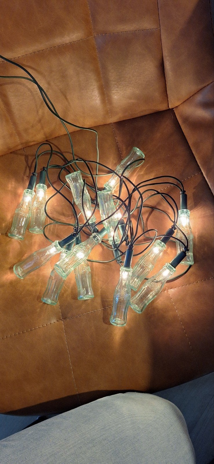14x Coca-Cola Flessen Lichtjes - Sfeervolle Verlichting, Diversen, Ophalen of Verzenden, Gebruikt