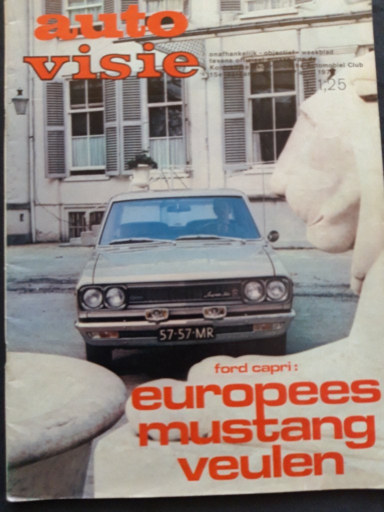 AutoVisie 16 '70 - Test Sunbeam 1250 - Verhaal Ford Capri, Ophalen of Verzenden, Zo goed als nieuw, Algemeen
