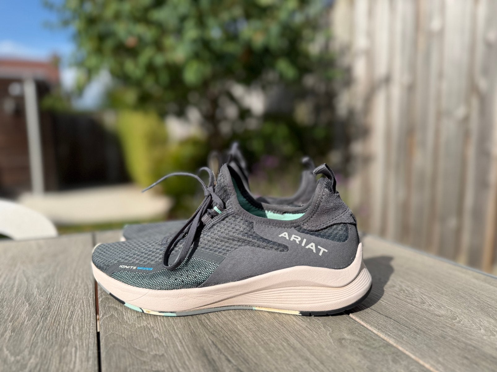Ariat Ignite waterproof trainer sneaker maat 38,5, Grijs, Schoeisel, Met stretch, Ophalen of Verzenden