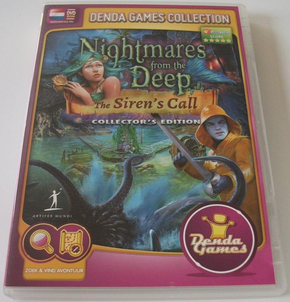PC Game *** NIGHTMARES FROM THE DEEP 2 *** The Siren's Call, Puzzel en Educatief, 1 speler, Ophalen of Verzenden, Zo goed als nieuw