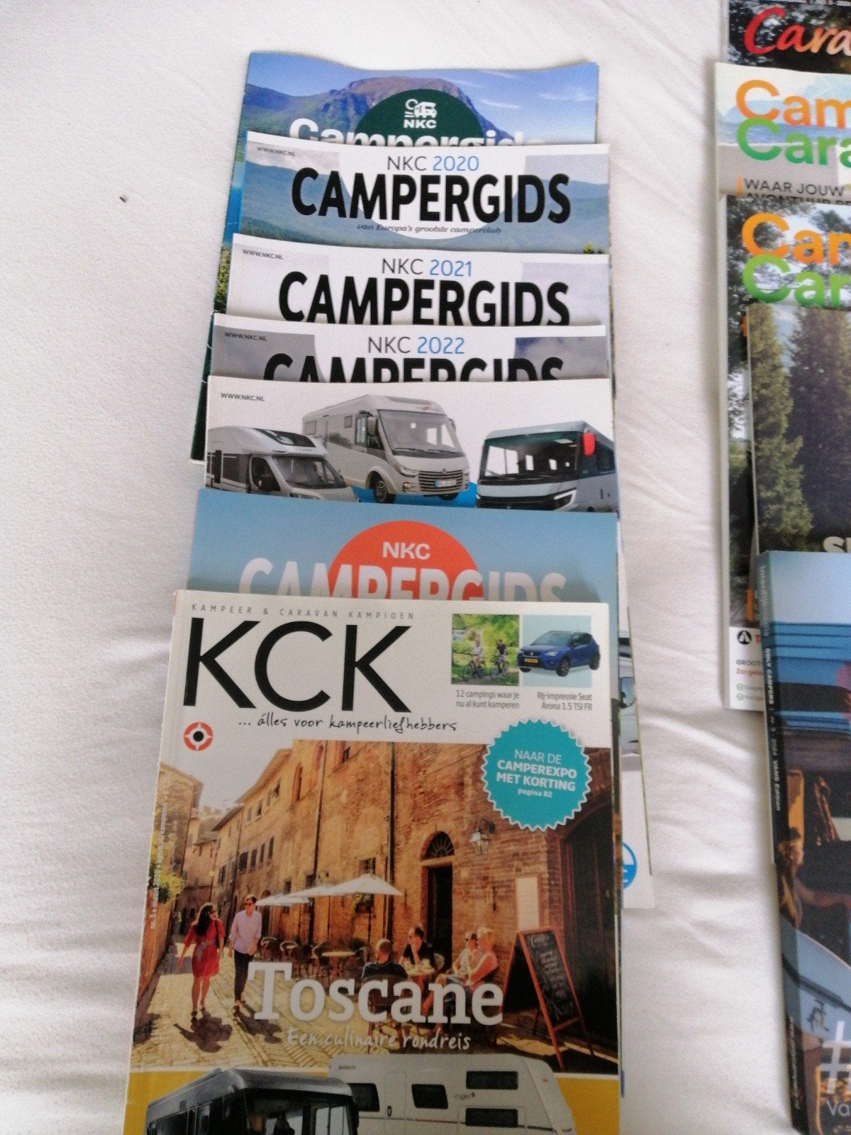 camper tijdschriften gidsen mag per stuk, Ophalen of Verzenden, Zo goed als nieuw