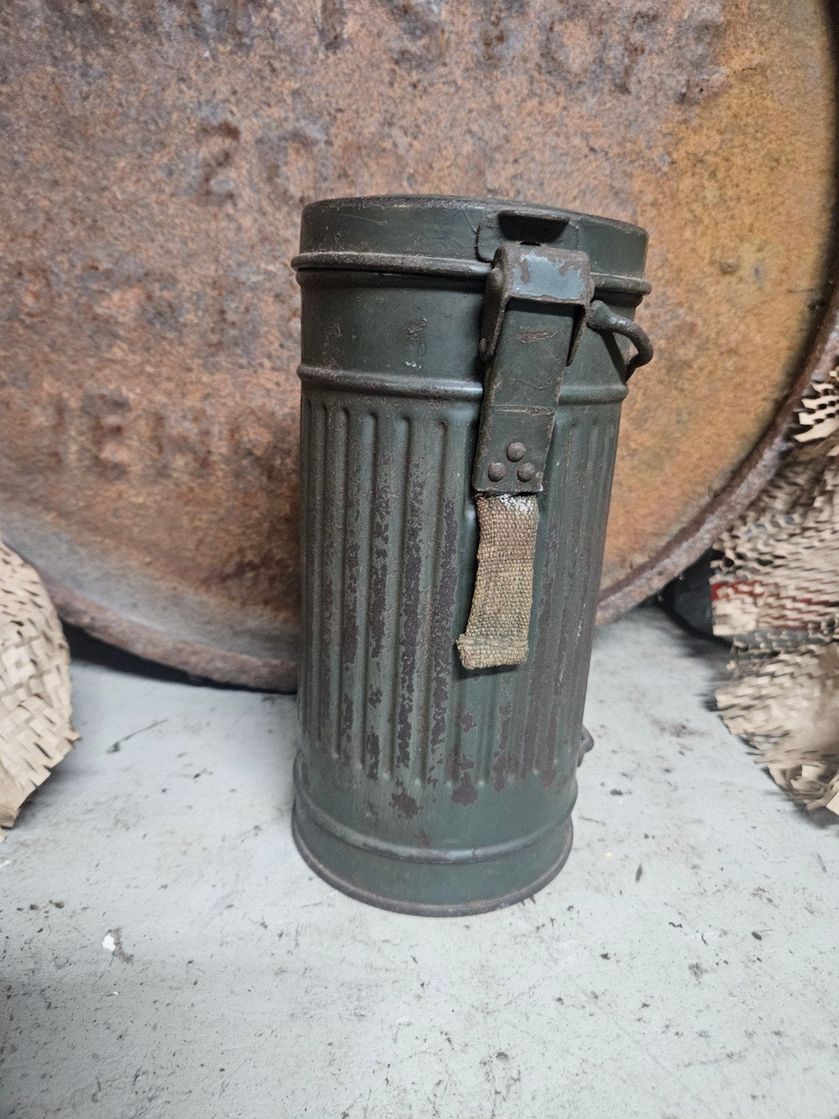 gasmaskerbus duits wo2 vroeg oorlogs, Ophalen of Verzenden, Landmacht, Kist of Geocache