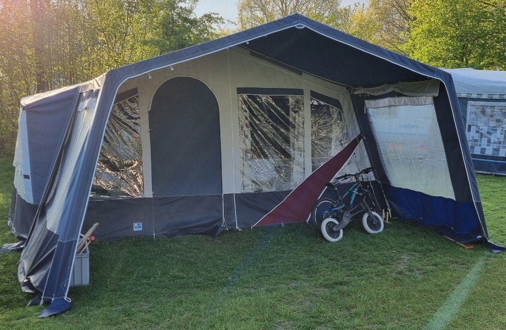 Jamet Arizona vouwwagen 2008, Caravans en Kamperen, Vouwwagens, Ophalen, Blauw, Aanwezig, Meer dan 6