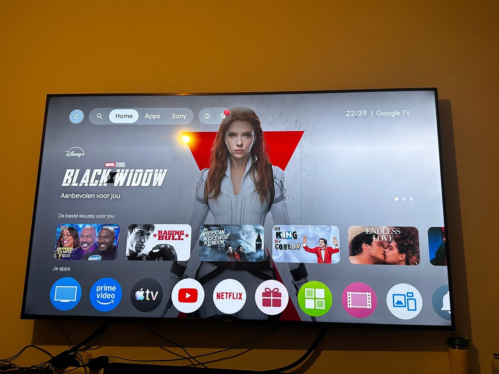 Sony Bravia KD-85X85J 4K (2021) + TV beugel (Vogel Thin 550), Ophalen, LCD, 120 Hz, Zo goed als nieuw