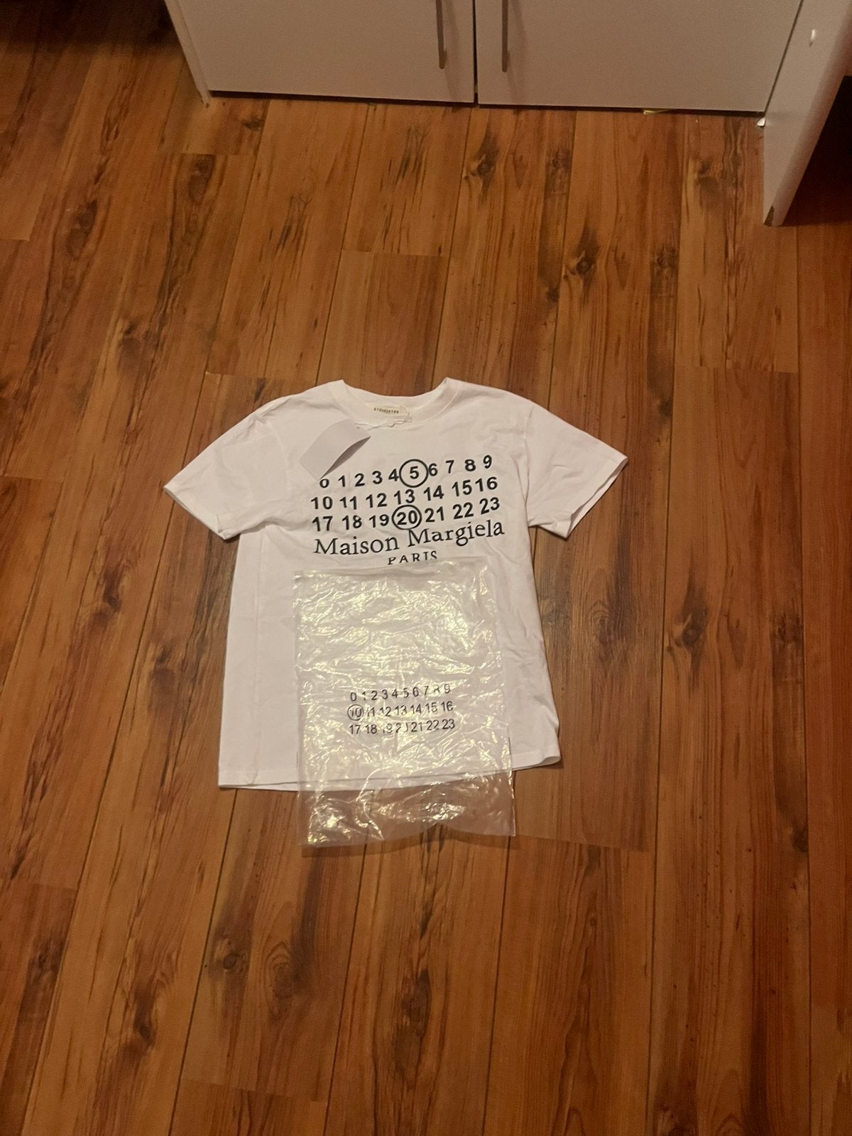 Maison margiela shirt maat M, Ophalen of Verzenden, Zo goed als nieuw, Maat 48/50 (M), Wit