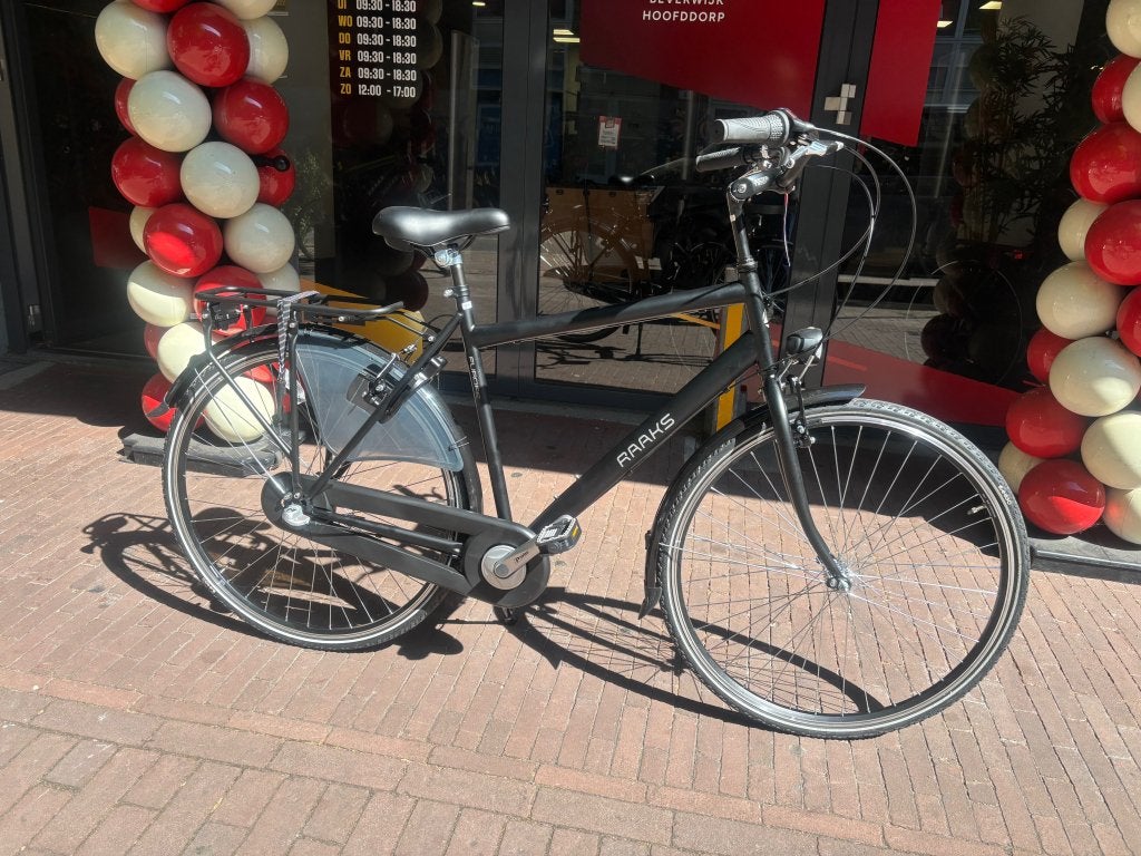Fietshokje Raaks: Raaks Furore n3 herenfiets nieuw!!, Velgrem, Versnellingen, Niet ingevuld, Nieuw