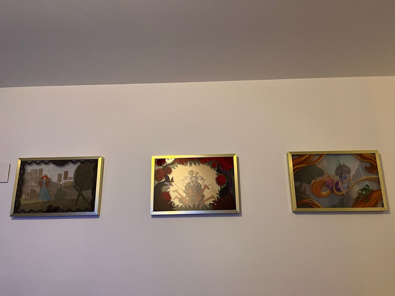 Disneyland Exclusieve 3D Diorama Brave, Lion King, Rapunzel, Huis en Inrichting, Ophalen, Nieuw, Overige typen