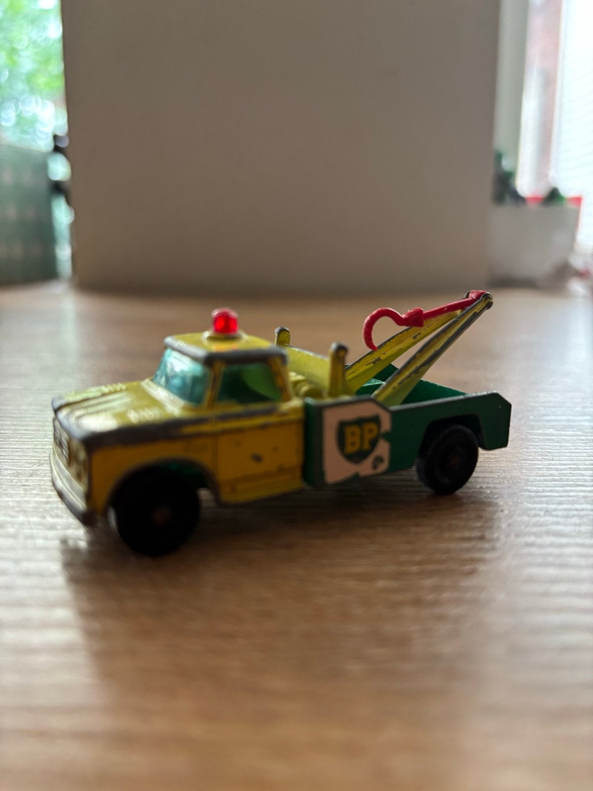Vintage Matchbox BP Takelwagen Speelgoedauto, Ophalen of Verzenden, Gebruikt