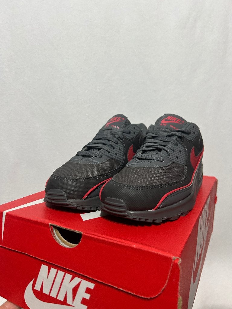 NIEUW! Maat 40 - Nike Air Max 90 Premium Iron Grey Red, Verzenden, Nieuw, Sneakers of Gympen, Nike
