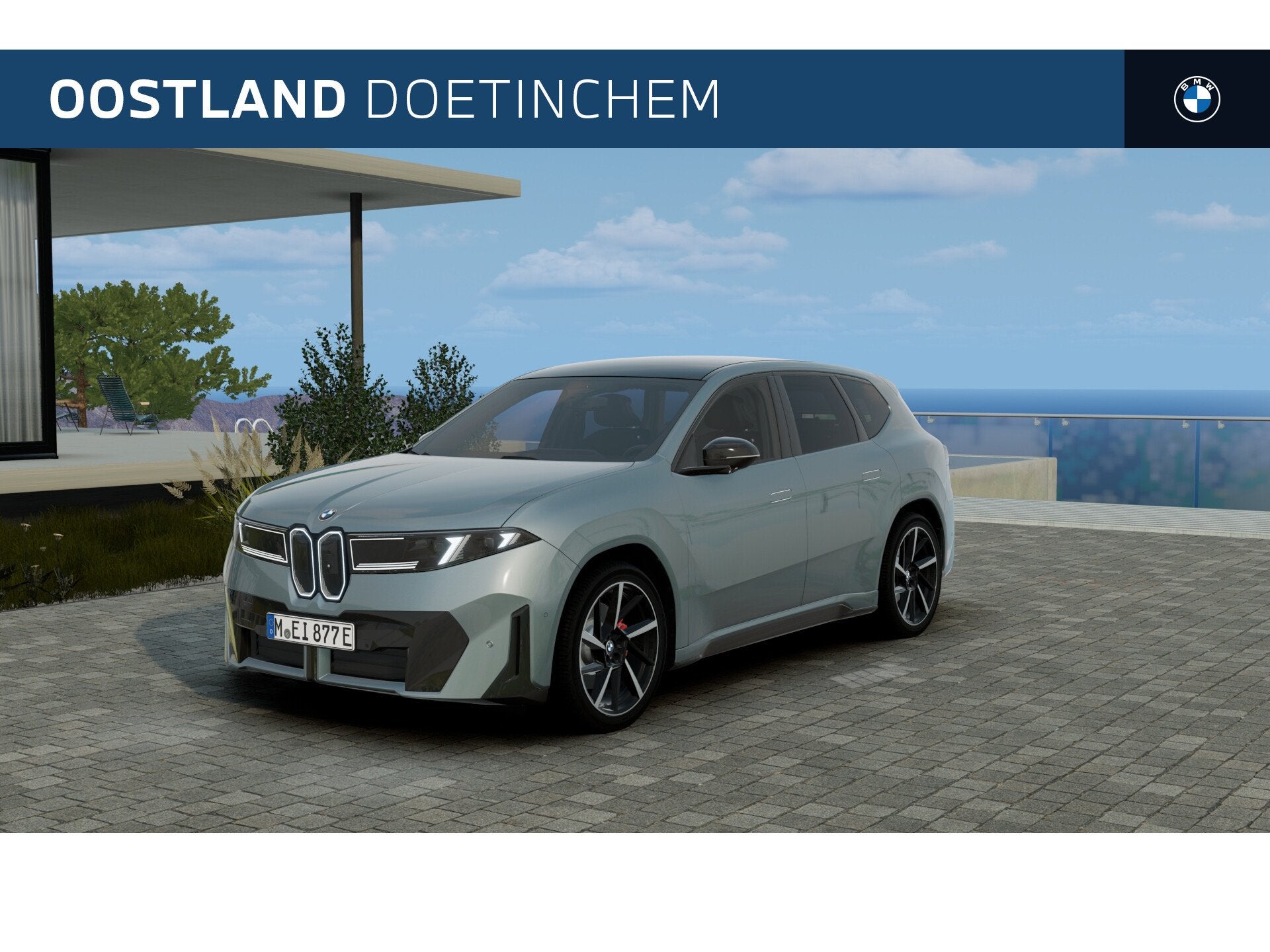 BMW iX3 40 eDrive M Sport / Panoramadak / Multifunctionele S, Automaat, Achterwielaandrijving, Zwart, Leder
