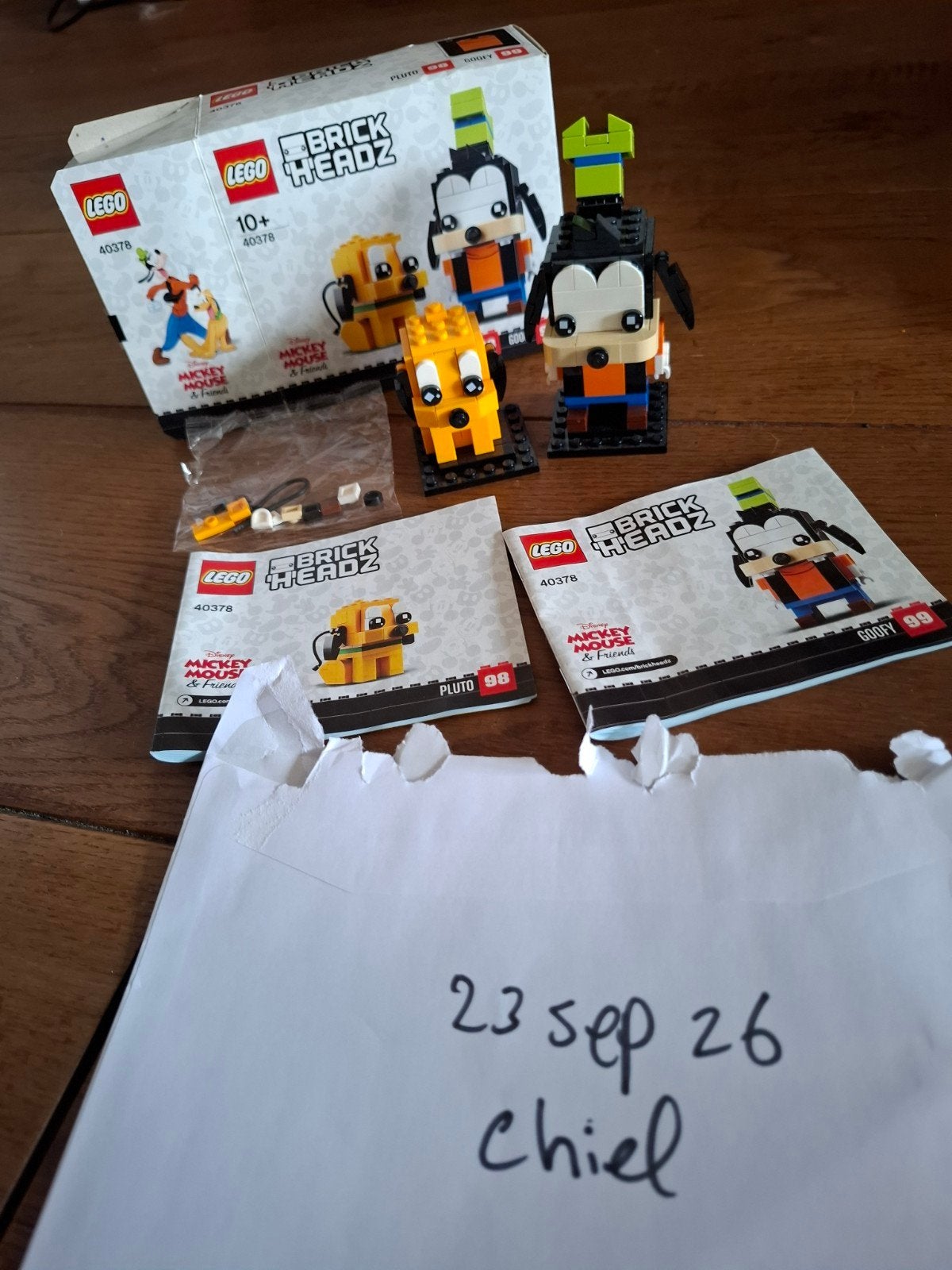 lego brickheadz 40377, 40378, 40476, Ophalen of Verzenden, Zo goed als nieuw