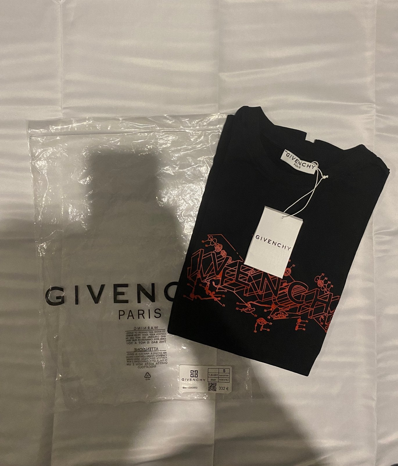 Givenchy shirt heren maat S nieuw, Ophalen of Verzenden, Nieuw, Maat 46 (S) of kleiner, Zwart