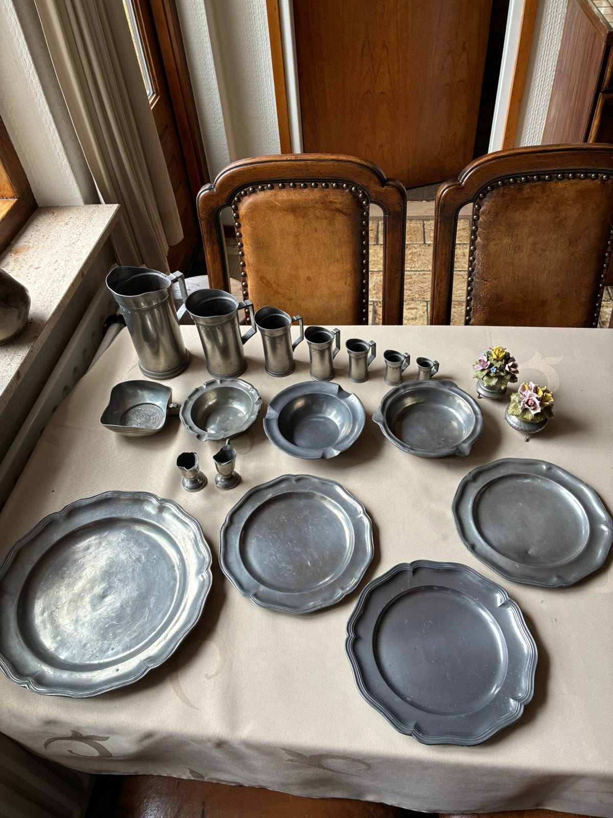 Verzameling tin, Antiek en Kunst, Ophalen of Verzenden