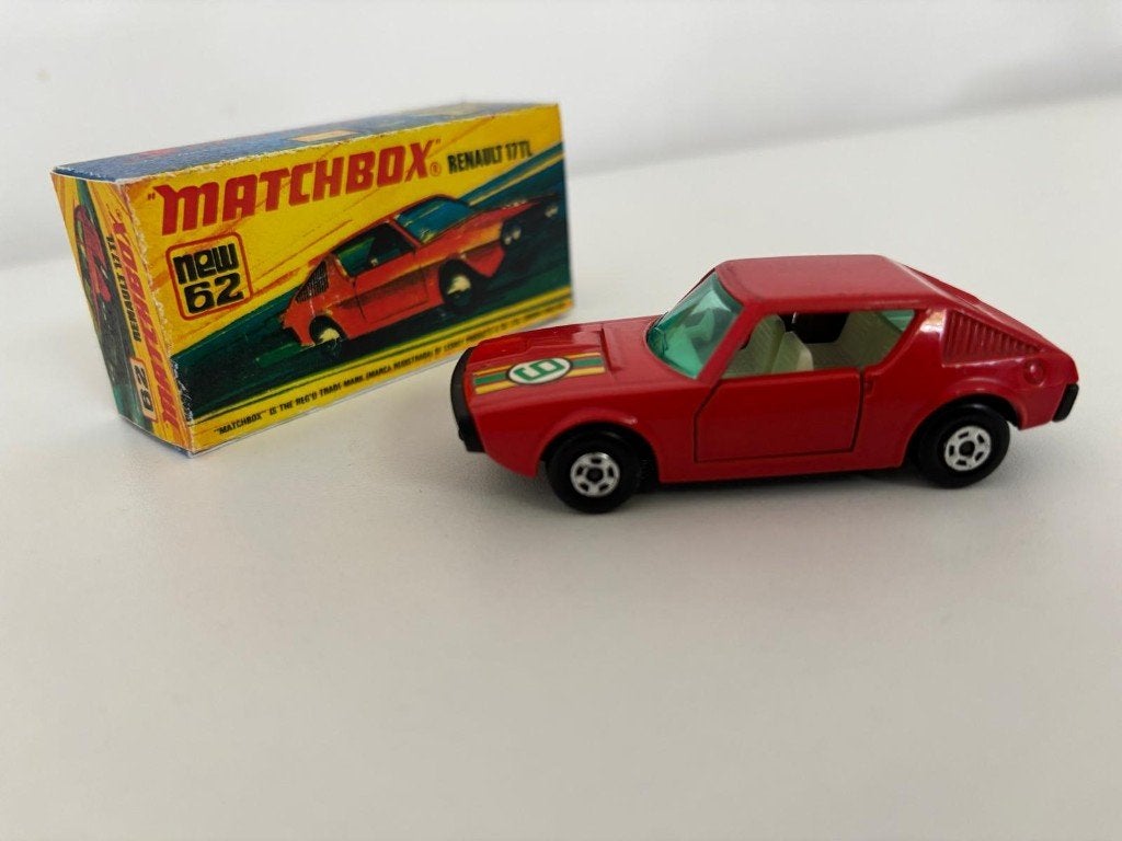 Matchbox Superfast 62 Renault 17 TL + Reprobox, Ophalen of Verzenden, Zo goed als nieuw, Auto