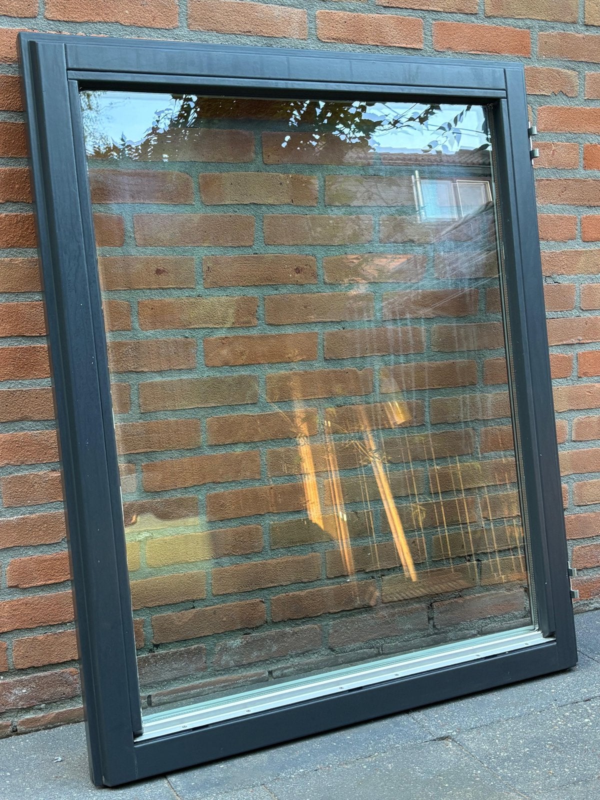 Raam met HR++ isolatieglas en hang/sluitwerk, Ophalen, Zo goed als nieuw, Minder dan 80 cm, Gevelraam of Ruit