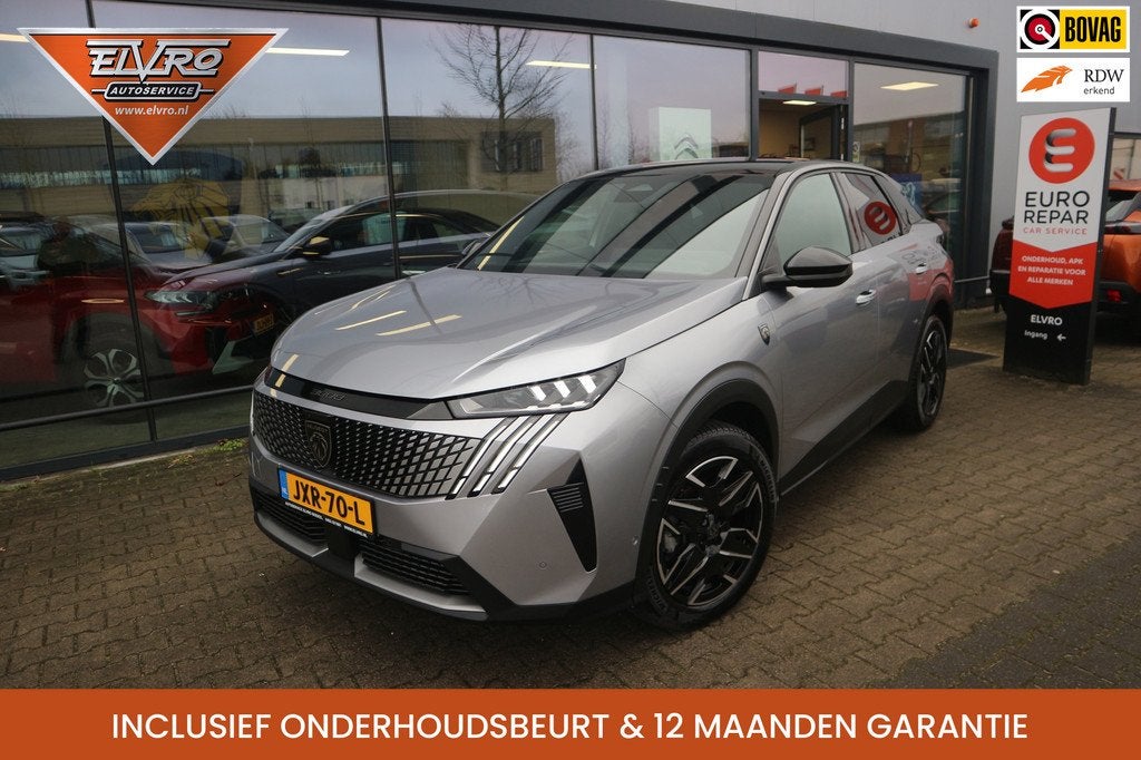 Peugeot 3008 1.2 Hybrid 136 GT AUTOMAAT NAVI 360 CAMERA ALCA, Auto's, Peugeot, 12 maanden, 136 pk, 1199 cc, Bedrijf