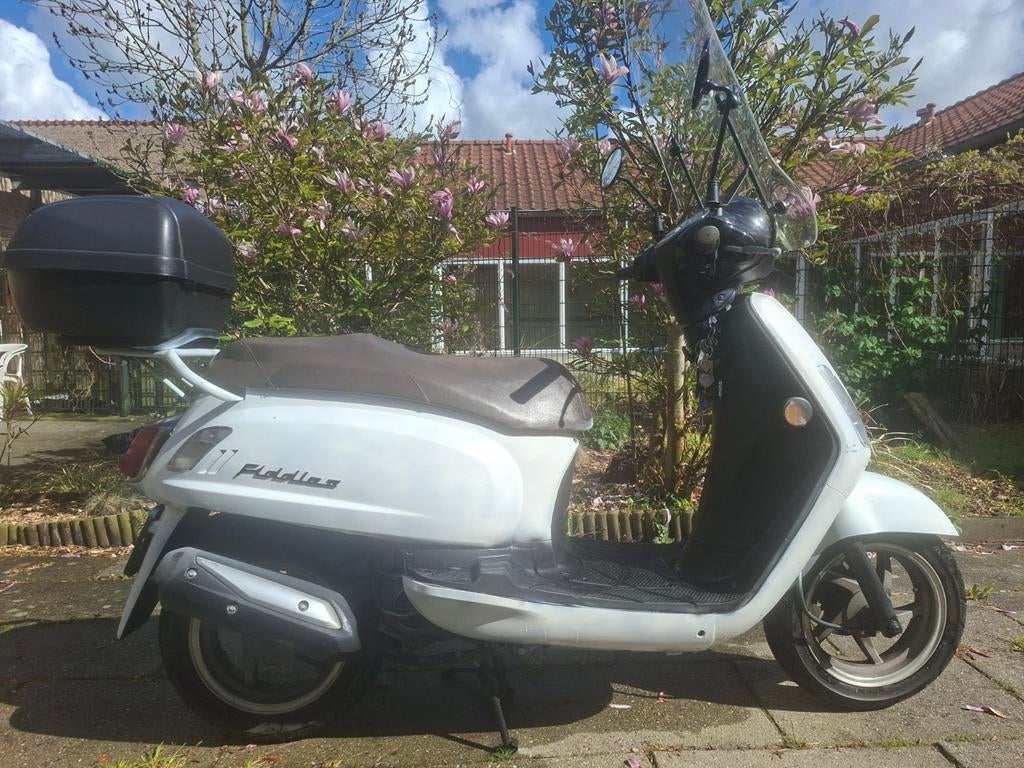 Sym Fiddle 2 - Rijdt nog, opknapper of voor onderdelen, Fietsen en Brommers, Ophalen of Verzenden, Gebruikt, Benzine