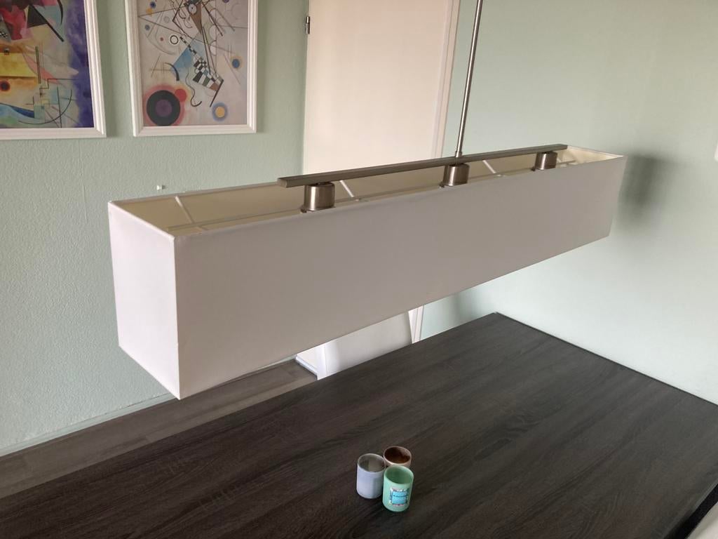 Hanglamp 3 led aansluitingen 120 cm, Huis en Inrichting, Keuken | Complete keukens, Ophalen, Zo goed als nieuw, Wit, Overige typen