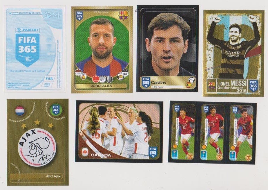 Panini stickers FIFA 365 2017, Verzenden, Zo goed als nieuw, Buitenlandse clubs, Poster, Plaatje of Sticker