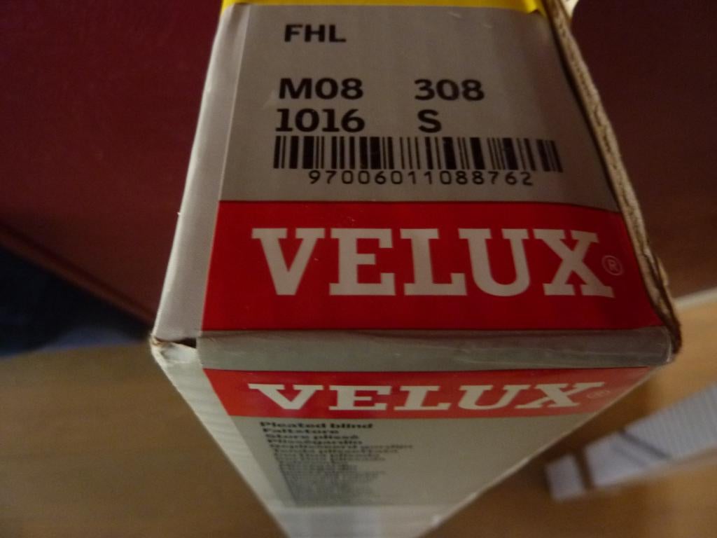 Nieuw Velux handbediend plissé gordijn /FHL M08 ( 78 x 140 ), Ophalen of Verzenden, Nieuw, Wit