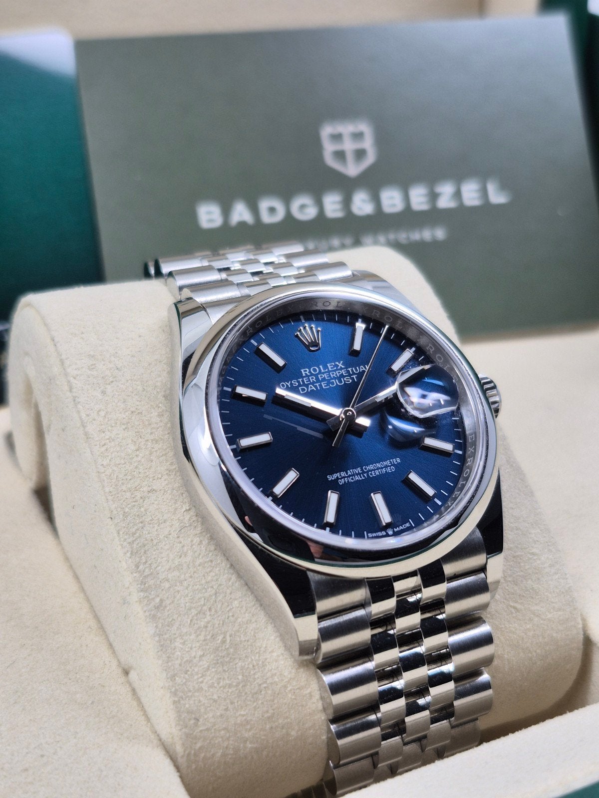 Rolex Datejust 36 126200 | 2026 | Full Set | Zeer nette staa, Sieraden, Tassen en Uiterlijk, Ophalen of Verzenden, Zo goed als nieuw
