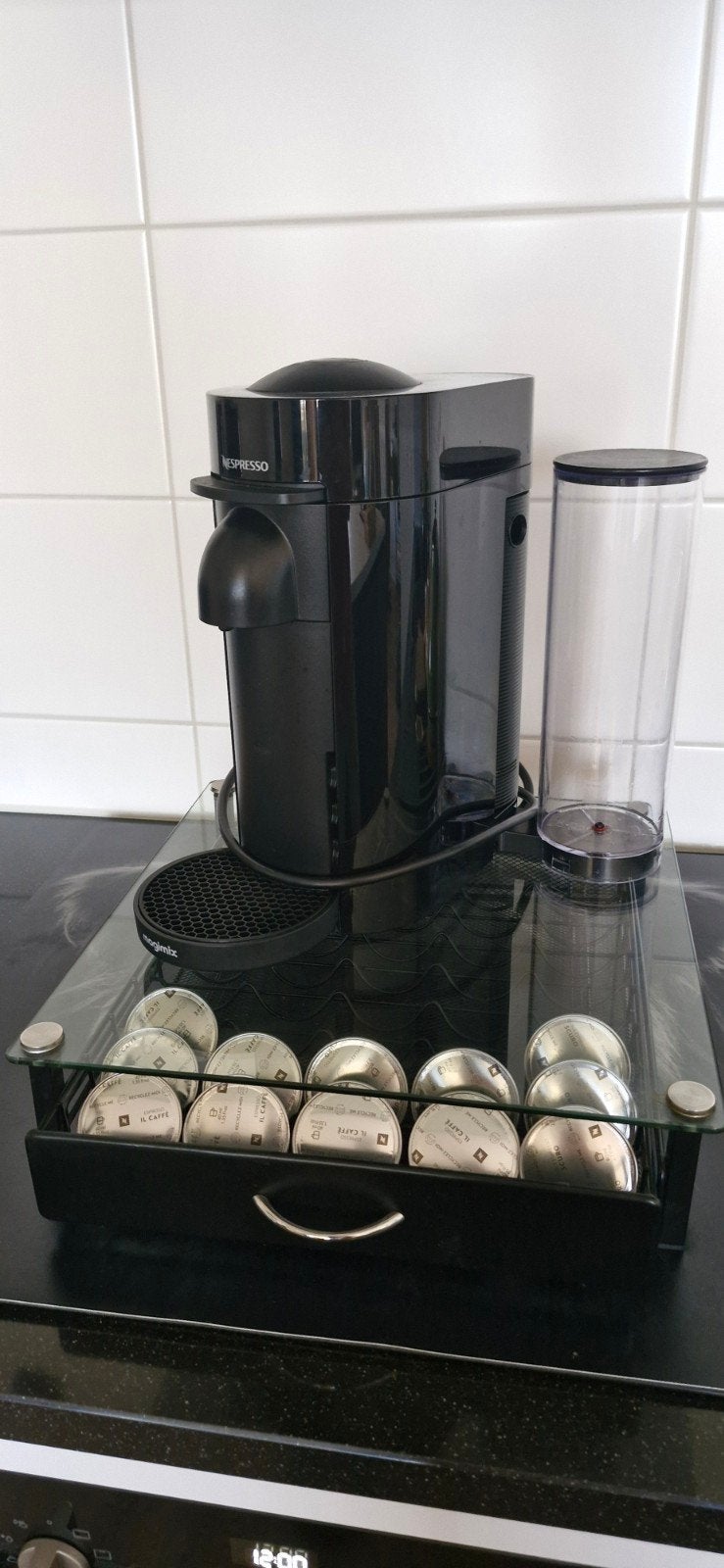 Magimix Nespresso Vertuo M-600 zwart, Ophalen, Gebruikt, Espresso apparaat, 1 kopje
