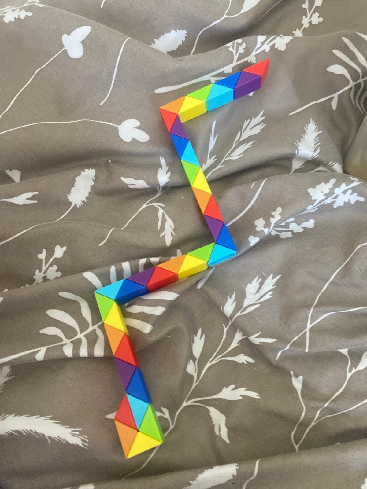 Rubik's Slang Regenboog Kleuren Puzzel Speelgoed, Ophalen of Verzenden, Zo goed als nieuw, Jongen of Meisje