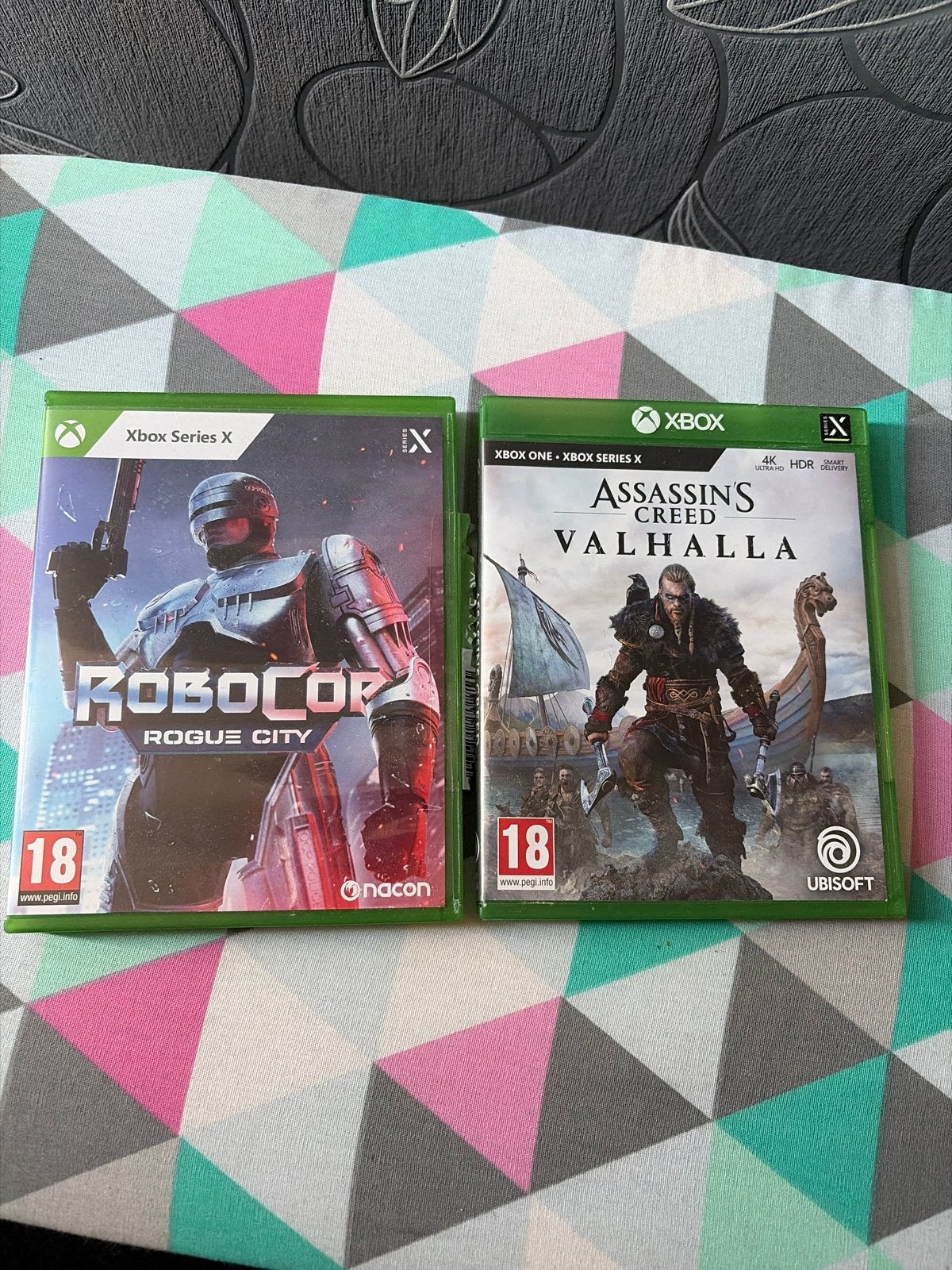 Xbox Series X Games: Robocop & Assassin's Creed Valhalla, Ophalen of Verzenden, Zo goed als nieuw, Xbox Series X
