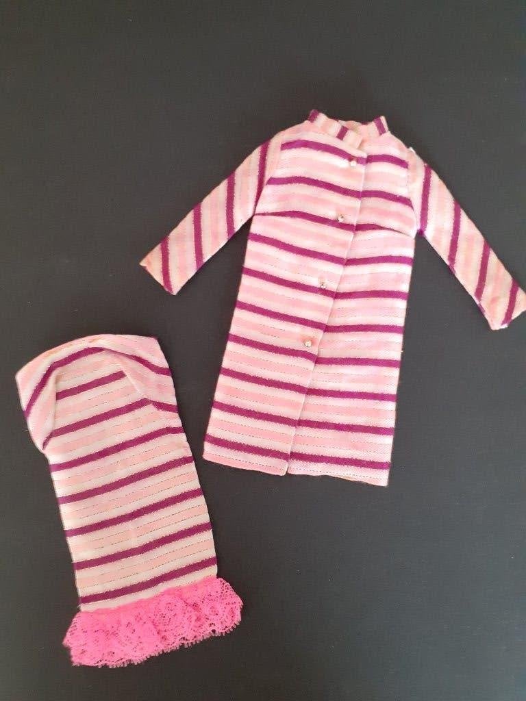 Vintage Barbie fashion "Dancing Stripes"  in prijs verlaagd, Ophalen of Verzenden, Gebruikt, Pop