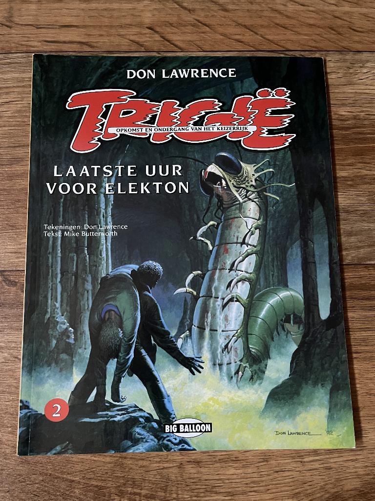 Trigië | 2 Laatste uur voor Elekton | Don Lawrence | 1e druk, Eén comic, Verzenden, Nieuw, Overige gebieden