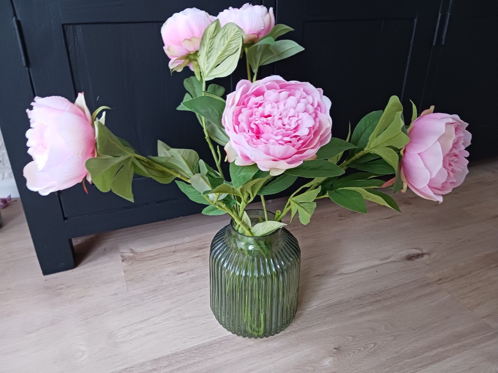 5 pioenrozen, Ophalen, Zo goed als nieuw, Kunstbloem, Binnen