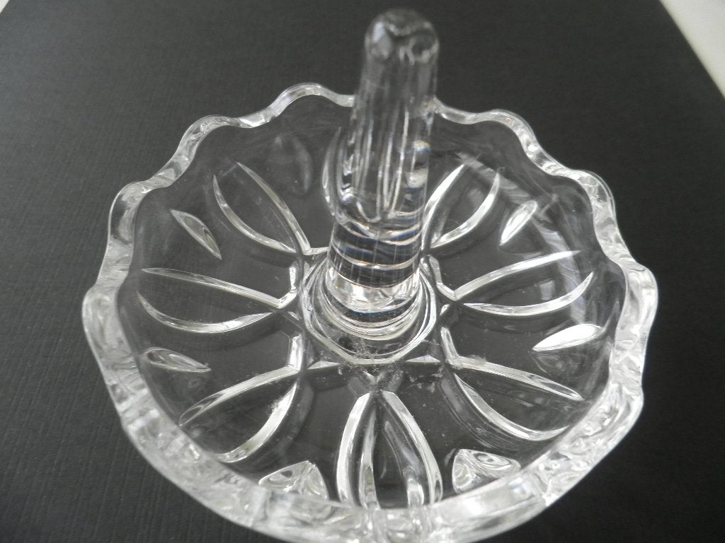 Vintage kristal ringhouder, Ophalen of Verzenden