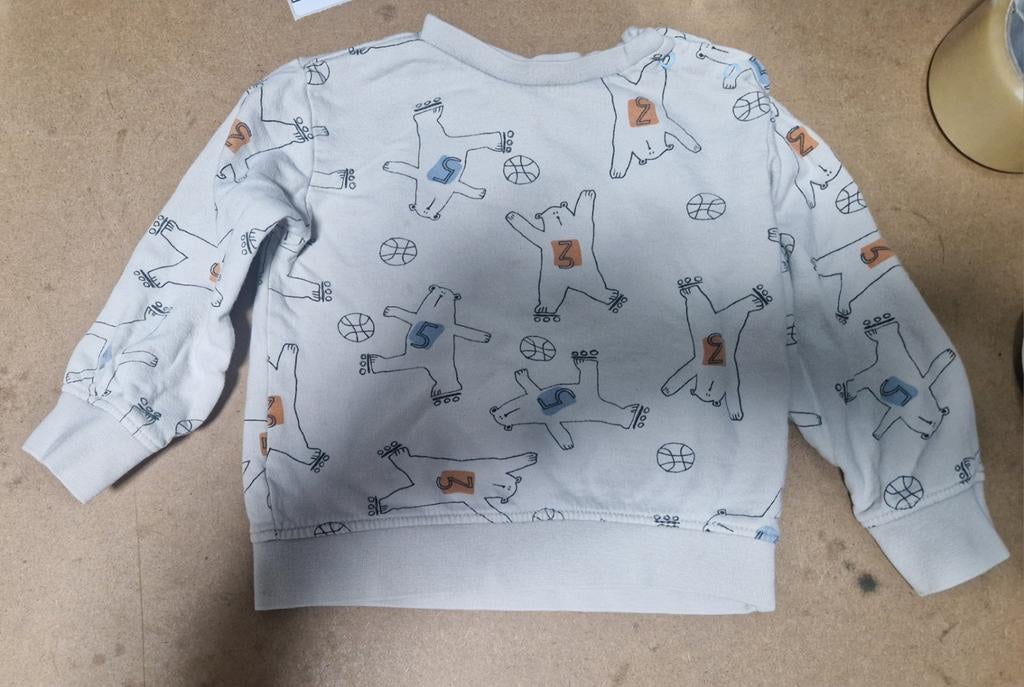 Hema trui maat 92 met berenprint, duidelijk gedragen, Kinderen en Baby's, Kinderkleding | Maat 92, Gebruikt, Jongen of Meisje